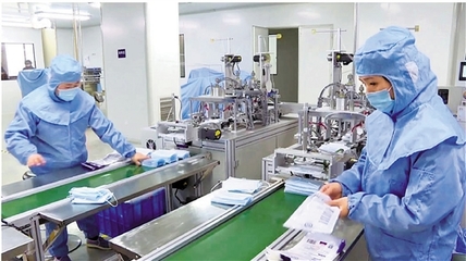 德清企业全力赶制口罩，浙江企业服务助推抗疫生产